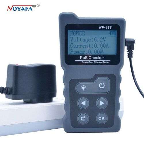 NF-488 PoE power test Network PoE Tester checker Over the Et