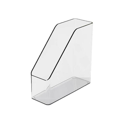 Transparent Desktop File Organizer Bookshelf Bookend Desk St