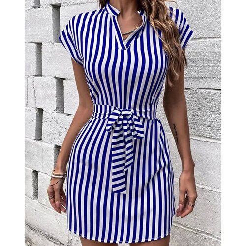 Women Spring Summer Style A-Line Dress Lady Casual