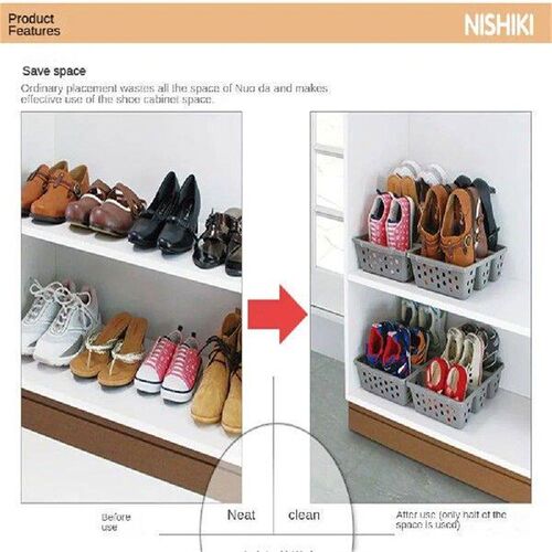 Foldable Storage Plastic Combined Shoe Cabinet High
