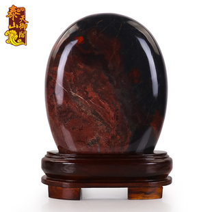 桂林鸡血石原石摆件天然玉石观赏奇石室内客厅玄关办公室靠山石头
