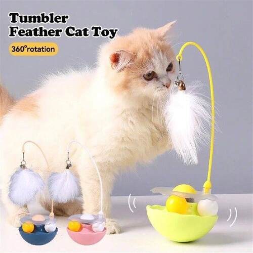 Funny Tumbler Toys for Cat Bite Resistant Removable