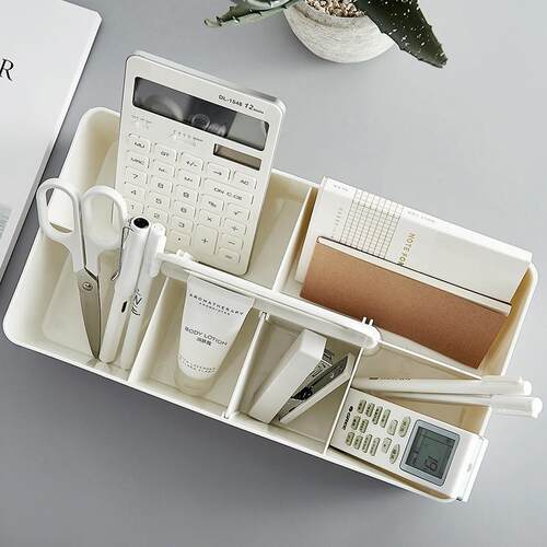 Divide a case to organize sundry to receive basket bathroom
