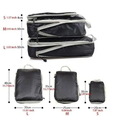 Compression Packing Cubes Suitcases Extensible Suitcase