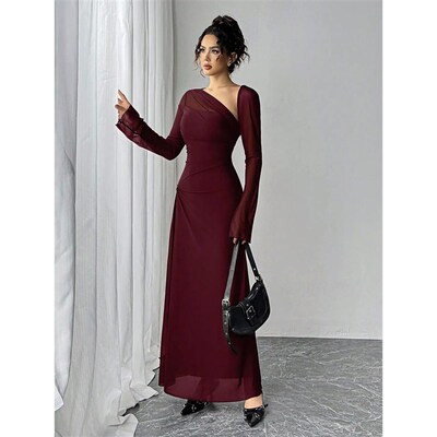 Cross-border 2025 Spring Summer Gauze Explosion Slim-fit