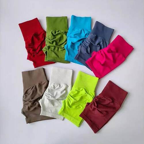 Summer High-Wait Women Yoga Short Breathable Fitne Butt Lif