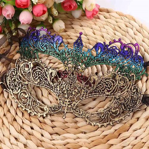Hollow Lace Masquerade For Women Girl Half-face Mask
