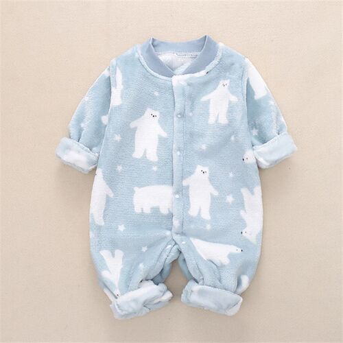 Autumn & Winter Newborn Baby Clothes Dinosaur Print Baby Boy