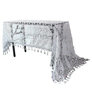 镂空流苏甜品台桌布定制会议桌布桌裙婚庆签到台布酒店冷餐台桌布