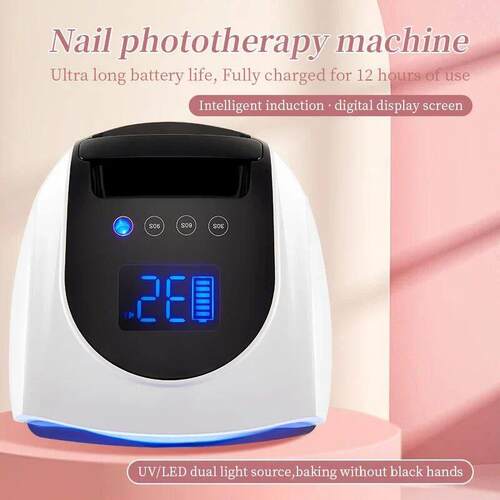 2024 New Arrival Rechargeable Nail UV Lamp 96W Gel Polish Dr