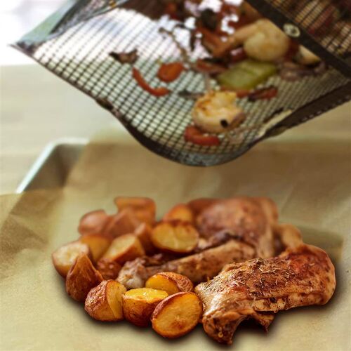 Barbecue Bake Bag Mesh Grilling Tool Non-Stick Reusable Easy