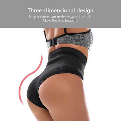 High waisted underwear for women, made of cotton, with a
