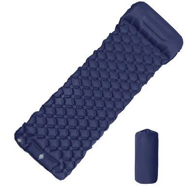 Outdoor Camping Inflatable Maress Sleeping Pad With Pillows
