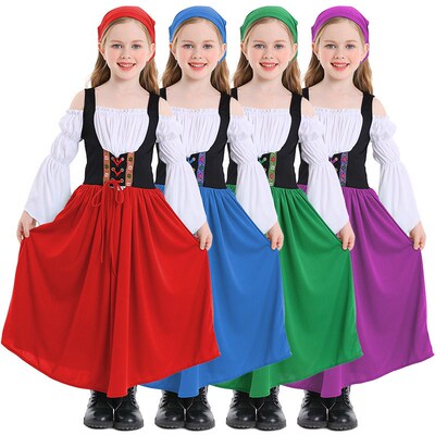 Halloween Dress Kids Medieval Farm Costume Munich Beer Festi
