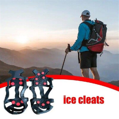 Ice Spikes For Shoes Non-Slip Shoe Grippers Silicone Shoe