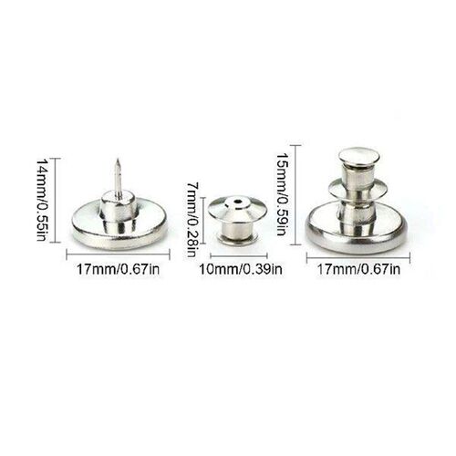 12PCS Waist Button Free Removable Universal Buttons