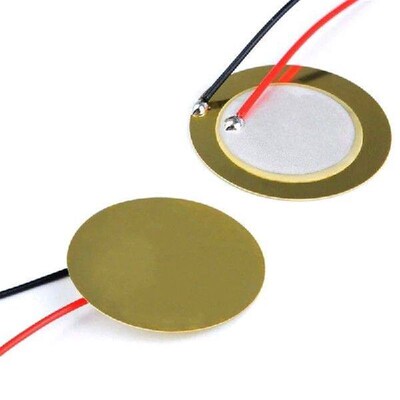 15Pcs Prewired Piezo Disc with Wire, Piezoelectric Pickup