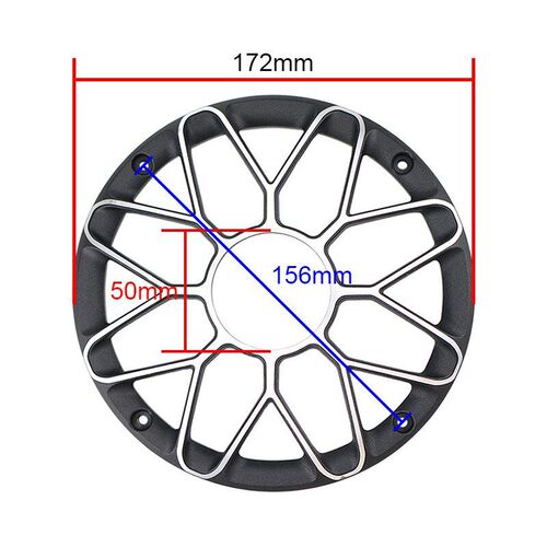 6 inch 6.5 inch SubWoofer Car Speaker Grill Mesh Enclosure A