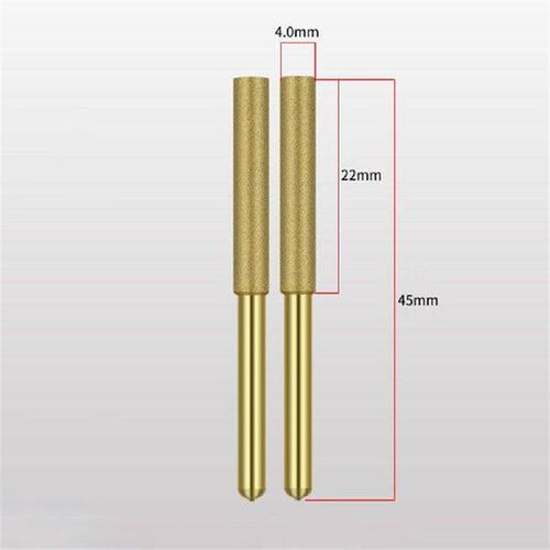 5 PCS Diamond Coated Cylinder Head Grinding Burr Drill Bit