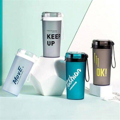 Shaker Bottle Milkshake Glass Bottle Powder Cup Large
