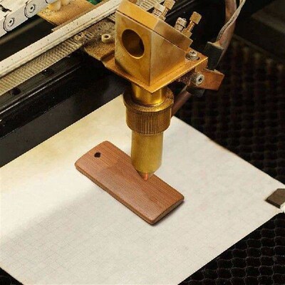 JHD-500Pcs 45X20mm Rectangle Wooden Tags For Keychain