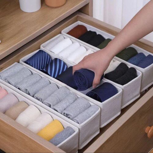 Tianshan Cotton and Hemp Underwear Storage Box Set Socks