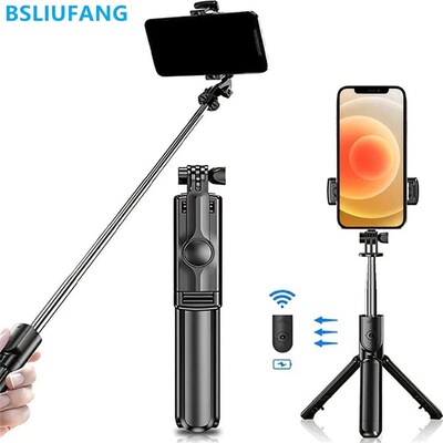 BSLIUFANG 2025 Selfie Stick Tripod Extendable Wireless Bluet