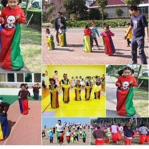Potato Sack Race Game Bags Jumping Sacks Set for Kids Adult1