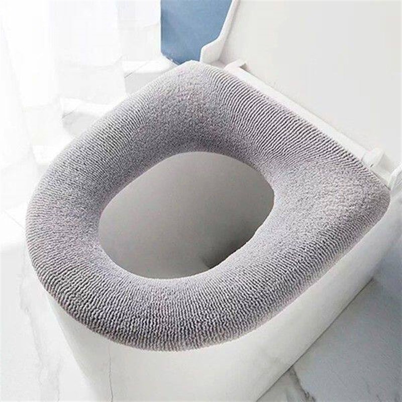 Universal Toilet Seat Cover Pumpkin Pattern Closestool Mat - 实物图