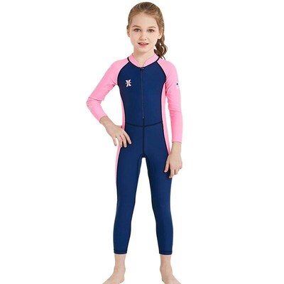 Children Diving Surfing Suit Long-Sleeved One-piece Snorkeli