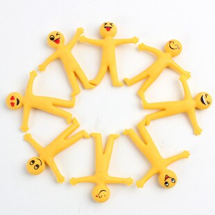 8-20pcs Funny Little Man Squishy Fidget Toys Antisress Adult