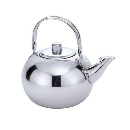 Stainsless Steel Teapots with Infuser Short Spouts Coffee