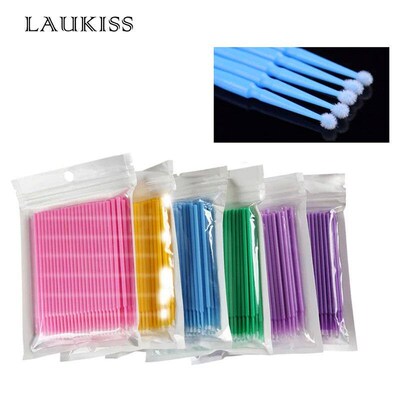 100pcs Micro make up brushes Eyelash Extension EyeLash Glue
