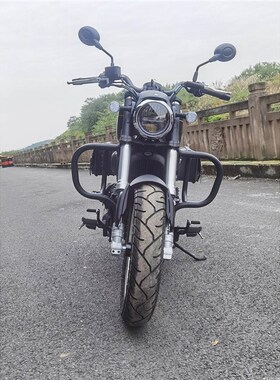 适用钱江闪300S保险杠QJ300-R前护杠闪0竞技杠靠背后边包