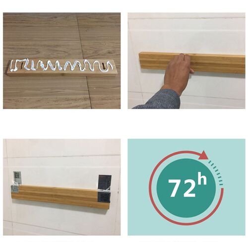 Powerful Wooden Strip Magnetic Knife Holder Wall Mount For M