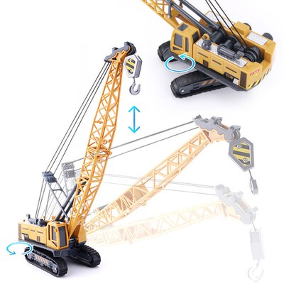 Tractor Car Kids Toy Model Forklift Excavator Dump Truck Cra