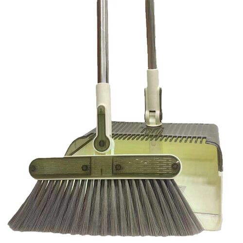 Household soft-bristle broom with enlarged and thickened