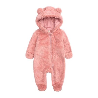 Newborn Baby Rompers Girls Clothes Autumn Winter Boys Fleece
