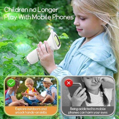 1000X Pocket Microscope for Kids with 8 LED Light Handheld