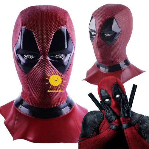 BEAST KINGDOM Deadpool Cosplay Mask Halloween Latex Headgear