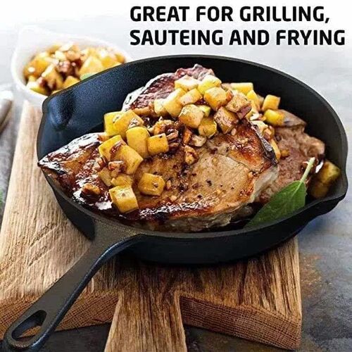 High Quality Natural Material Frying Pan Cast Iron Pan 14cm