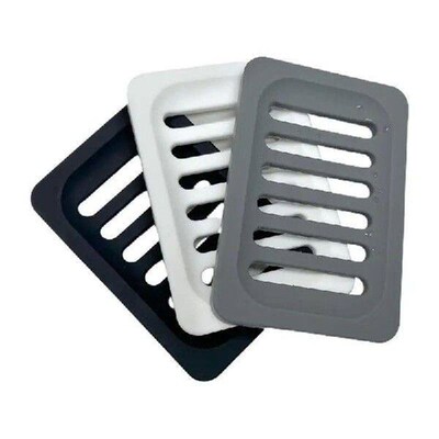Silicone Soapbar Holder Self-Draining Silicone Dish for