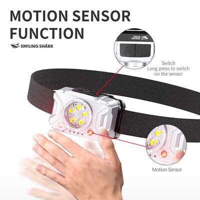 Super bright rechargeable outdoor night fishing headlight