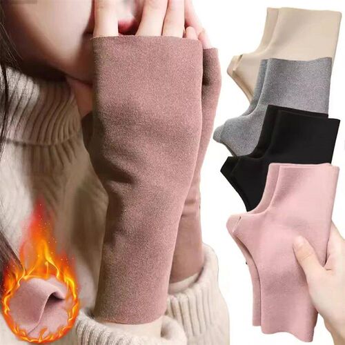 1 Pair Autumn and Winter Warm Gloves Womens Winter German V