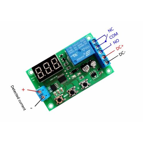Current detection module overcurrent protection relay switc