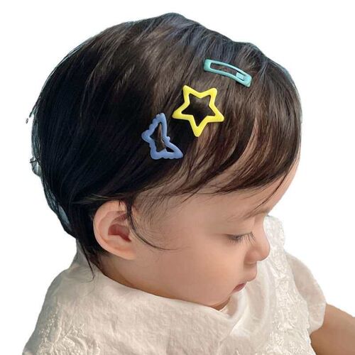 Little girl five-pointed star hairpin childrens broken hair