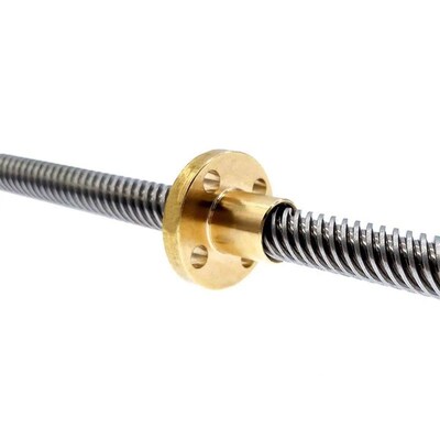 T8 Lead Screw Lead 2mm 4mm 8mm Lead Screw Trapezoidal Rod le