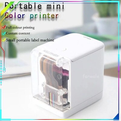 Color Handheld Printer 12.7mm Multi-language System Handheld