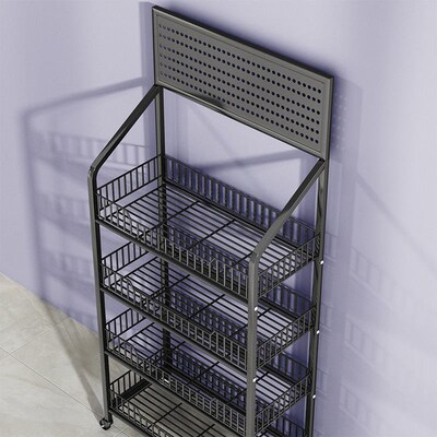 Kitchen Storage Rack Vegele Floor-standing Mobile Trolley Mu