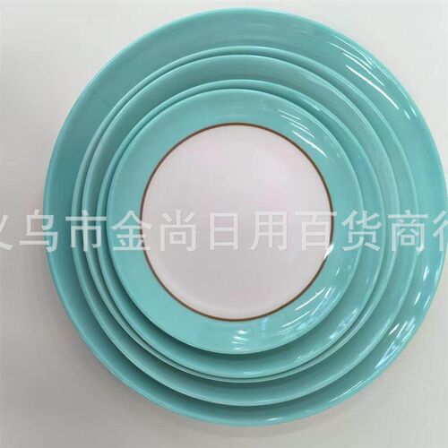 Melamine oval square plate, plastic snack and cold dish plat